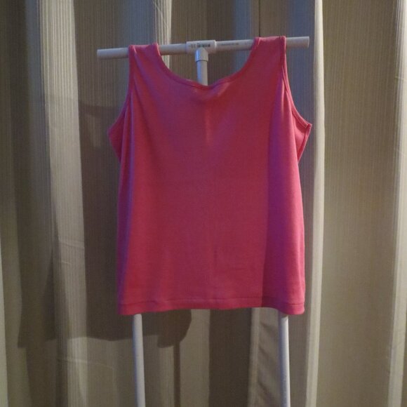 Vibrant Pink Sleeveless Top for Women - Picture 3 of 3
